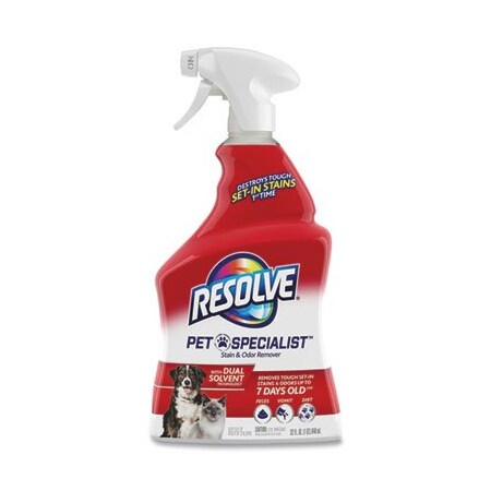 Pet Specialist Stain And Odor Remover, Citrus, 32 Oz Trigger Spray Bottle, 12PK